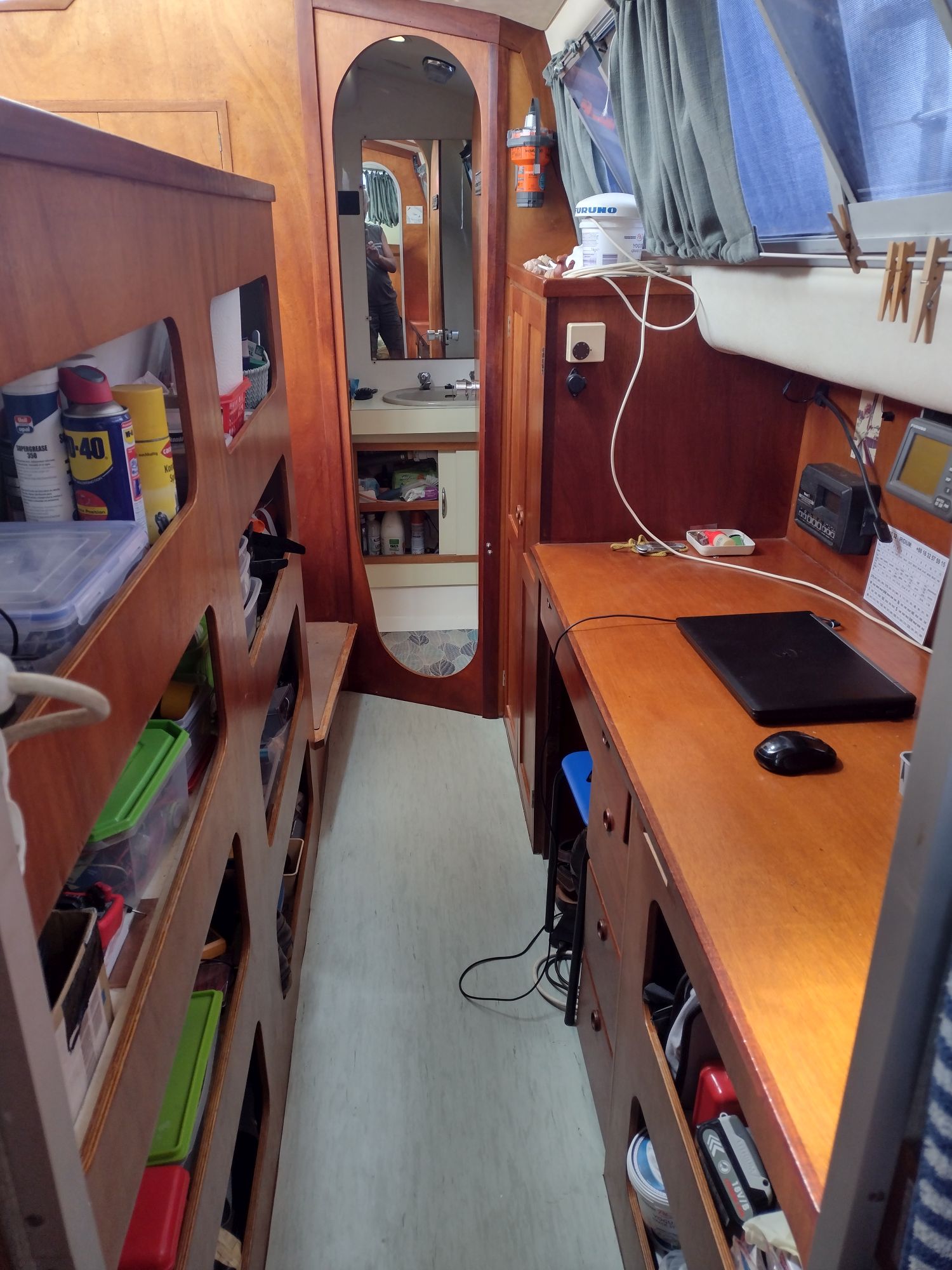 Platz für Werkzeuge und Material